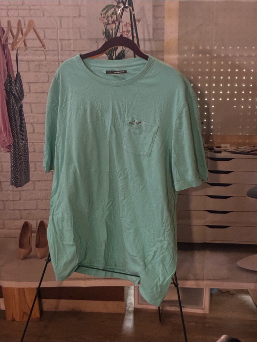 Greg Norman Collection Mint Green Pocket Crew Tee - Men